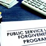 upper corner of application for public service loan forgiveness program